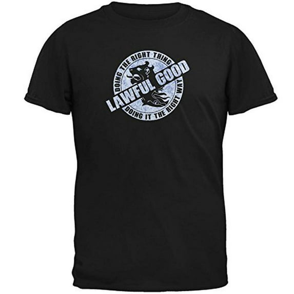 Alignment Lawful Good Mens T Shirt Black SM