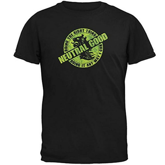 Alignment Neutral Good Mens T Shirt Black LG