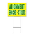 thumbnail image 1 of Alignment Shocks Struts (18" x 24") Yard Sign, Includes Metal Step Stake, 1 of 6