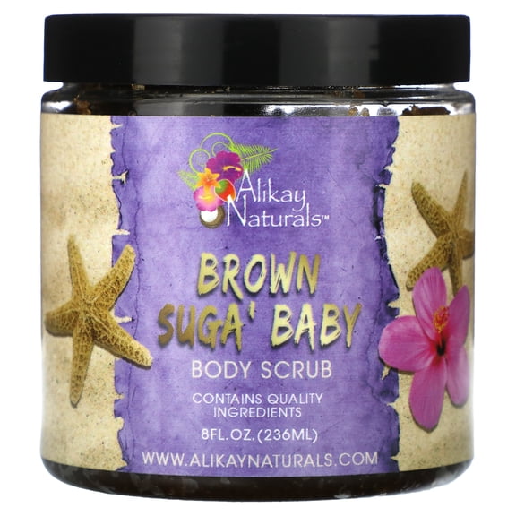 Alikay Naturals Brown Suga' Baby Body Scrub, 8 fl oz (236 ml)