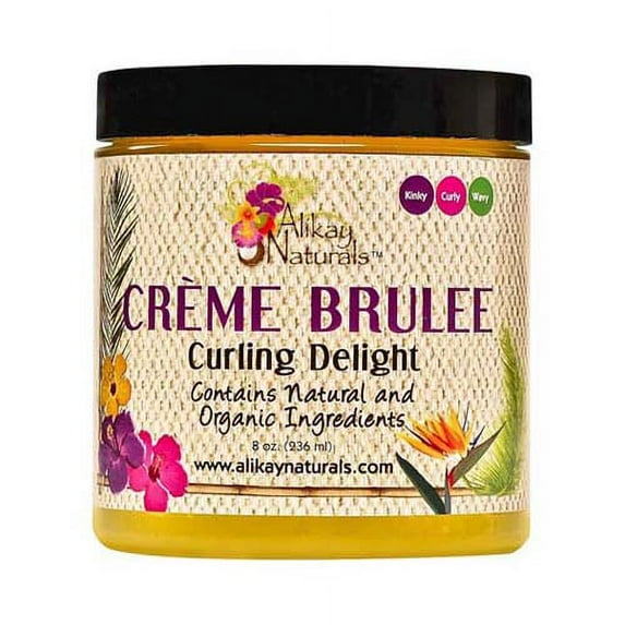 Alikay Naturals Creme Brulee Hair Curling Delight 8 oz, 2 Pack