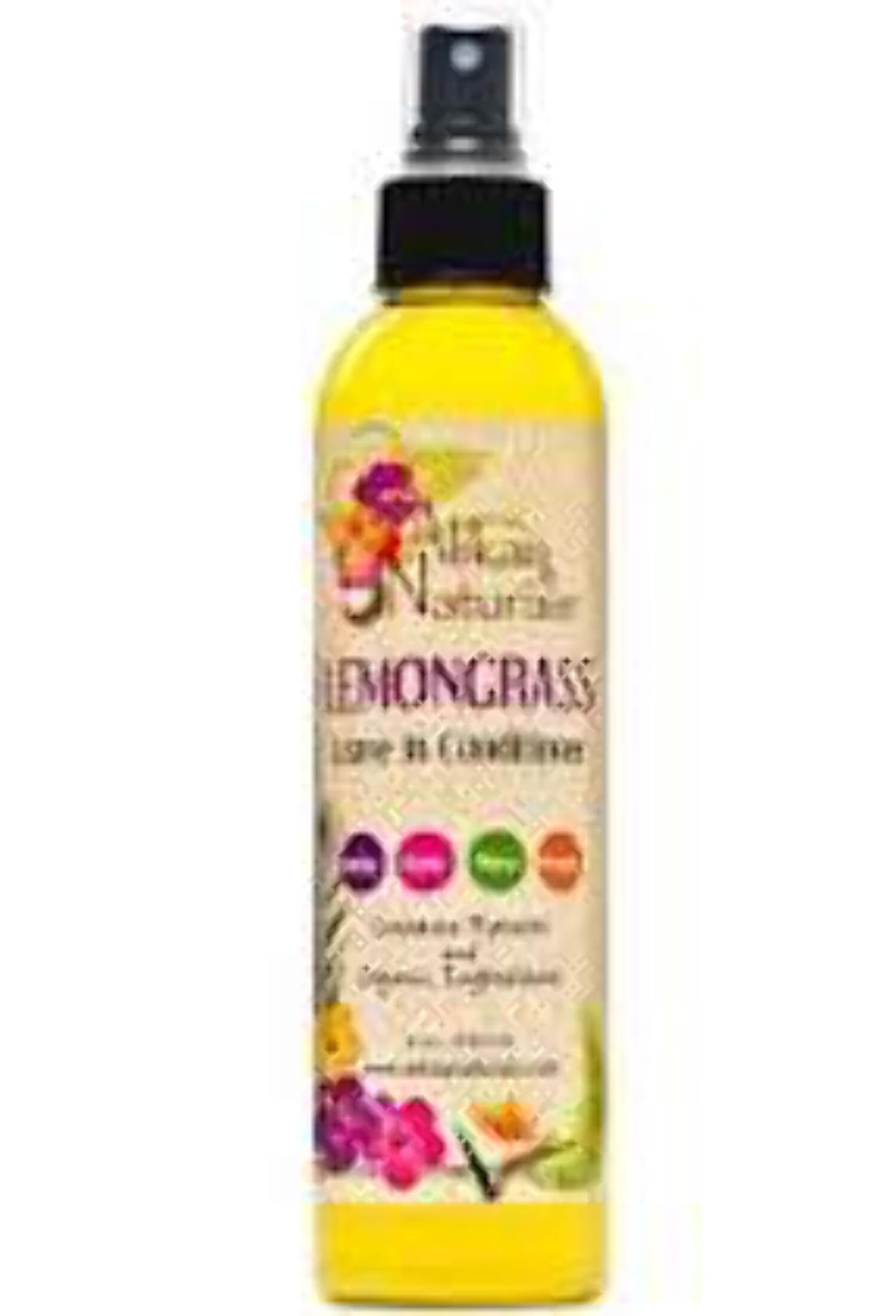 Alikay Naturals Lemongrass Leave In Conditioner Natural Silk Amino Acid, 2 oz