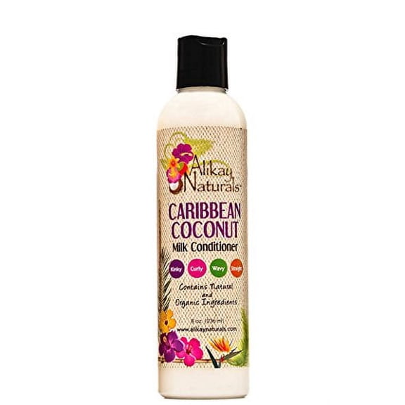 Alikay Naturals Milk Conditioner, Caribbean Coconut, 8 fl oz (237 ml)