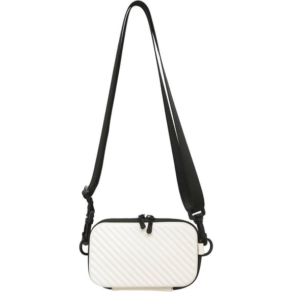 Alikpop Chic Structured Crossbody Bag, Adjustable Guitar Strap Sling Purse, Unisex Casual Shoulder Bag for Daily Gift