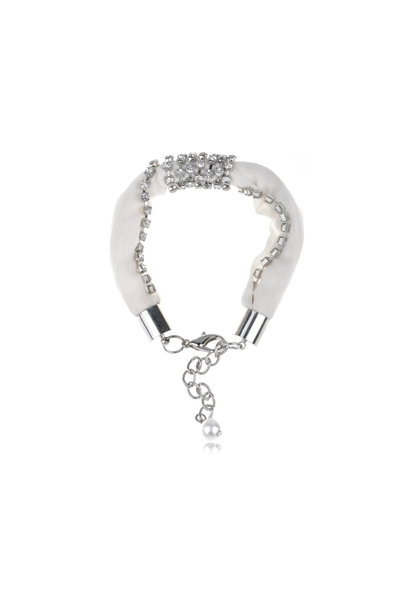 Elegant Grecian Inspired Crystal Rhinestone Mesh Chiffon Fashion Adjustable Wrap Bracelet