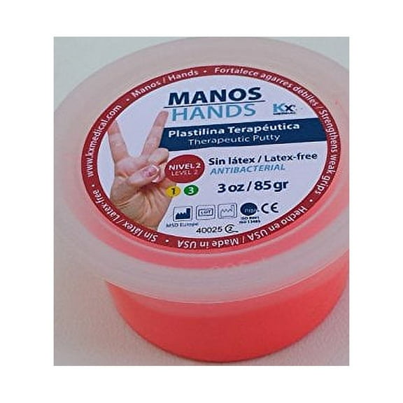 Alimed Therapy Putty Antibacterial, 3oz 85gr - Red nivel 1