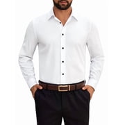 sogami Wrinkle Free Dresses Shirt For men Stretch Long Sleeve Button Down shirt Business