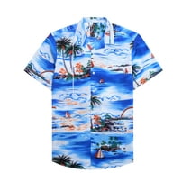 Balery Fruit Apples Print Men's Hawaiian Shirts Short Sleeve Beach ...