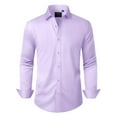 thumbnail image 1 of sogami Long Sleeve Business Shirts for Men Solid Dress Shirt Wrinkle-Free, 1 of 7