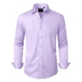 thumbnail image 1 of sogami Long Sleeve Business Shirts for Men Solid Dress Shirt Wrinkle-Free, 1 of 7
