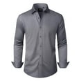 thumbnail image 1 of sogami Long Sleeve Stretch Dress Shirt Button Down Shirts for Men, 1 of 7