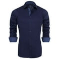 thumbnail image 1 of sogami Long Sleeve Stretch Dress Shirts for Men Casual Button Down Shirt, 1 of 6