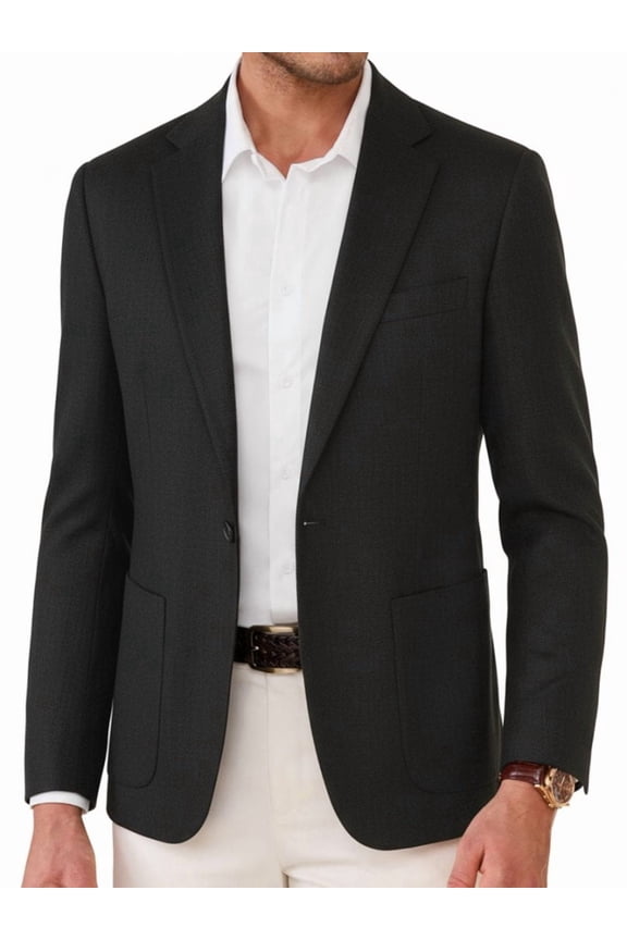 Men's Casual Blazer One Button Business Suit Jacket For Men Regular Fit Sport Coats