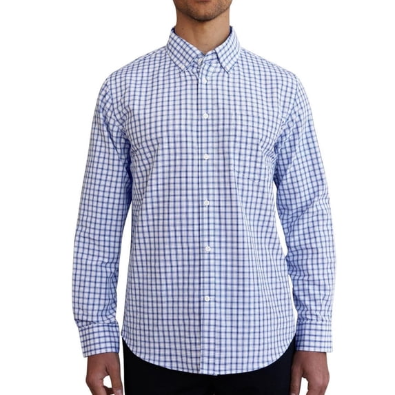 sogami Men's Plaid Button Down Shirts Business Casual Long Sleeve Shirts