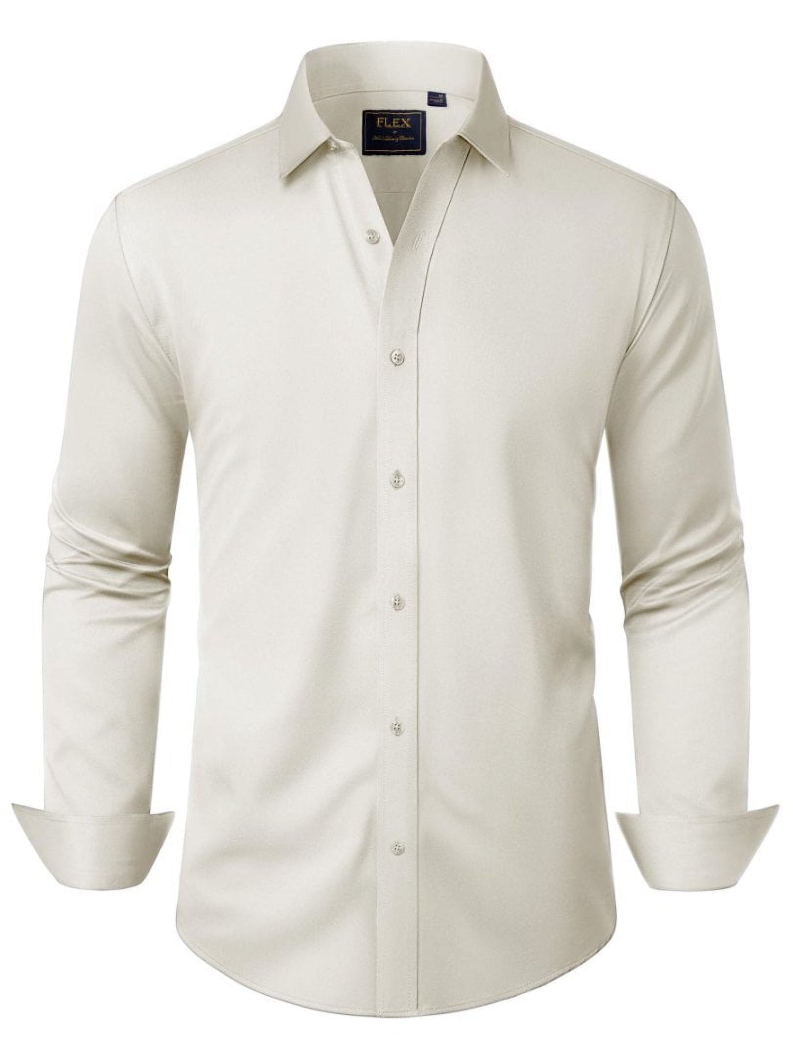 Lエル様用‼️PHEENY Cotton bosom dress shirts Alimens & Gentle Men's Stretch Wrinkle-Free Dress Shirts Long