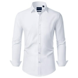 Alimens & Gentle Long Sleeve Banded Collar Dress Shirts for