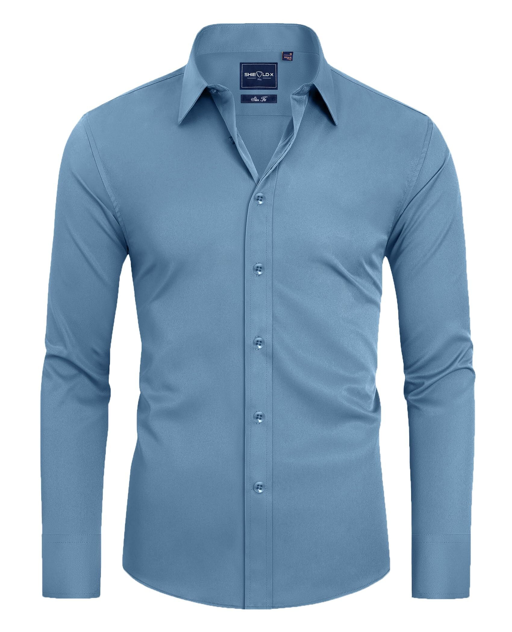 OLYMP Luxor modern fit overhemd, wit met button-down kraag