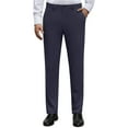 thumbnail image 1 of sogami Men's Stretch Dress Pants Expandable Waistband Flat Front Casual Pants, 1 of 6
