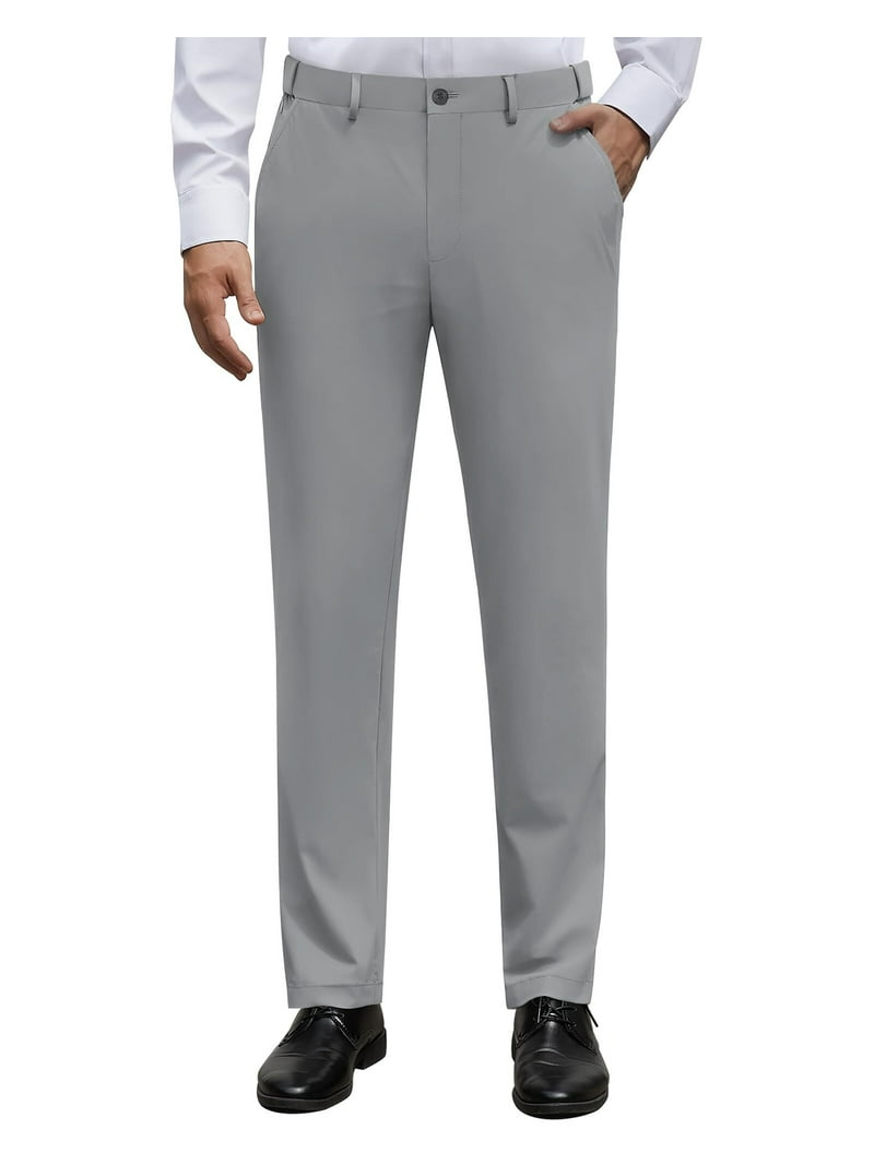 Alimens & Gentle Men's Stretch Dress Pants Expandable