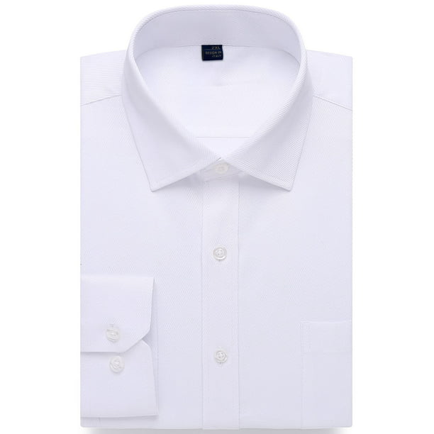Alimens & Gentle Mens Basic Business Dress Shirts Long Sleeve Button ...