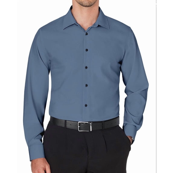 sogami Mens Dresses Shirt Formal Wrinkle Free Long Sleeve Gray Button Up shirt Casual Office