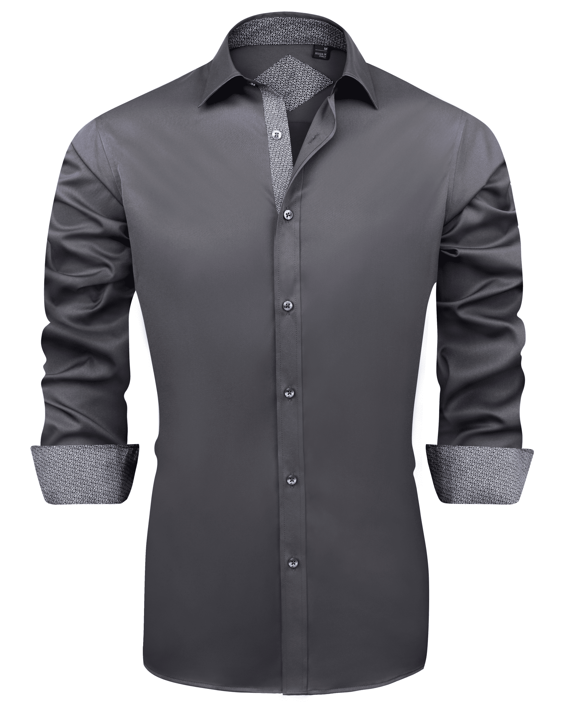 B91xZ Shirts For Men Mens Fashion Personality Retro 6 Collar