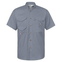 Alimens & Gentle Mens Short Sleeve Fishing Shirt UPF 40+ Sun Protection Breathable Shirts
