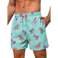 thumbnail image 1 of sogami Mens Swim Trunks With Mesh Liner Quick Dry Board Shorts Men's Beach Swimsuit, 1 of 5