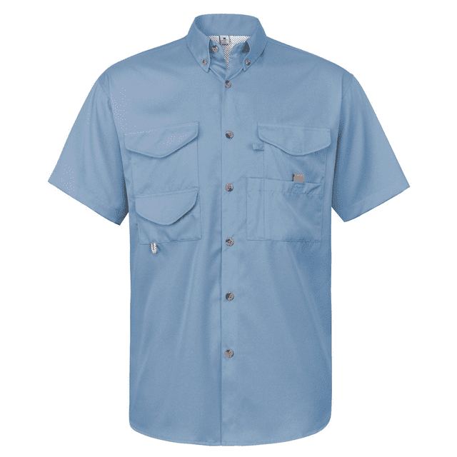 Alimens & Gentle Short Sleeve Fishing Shirts for Men Casual Button Down ...