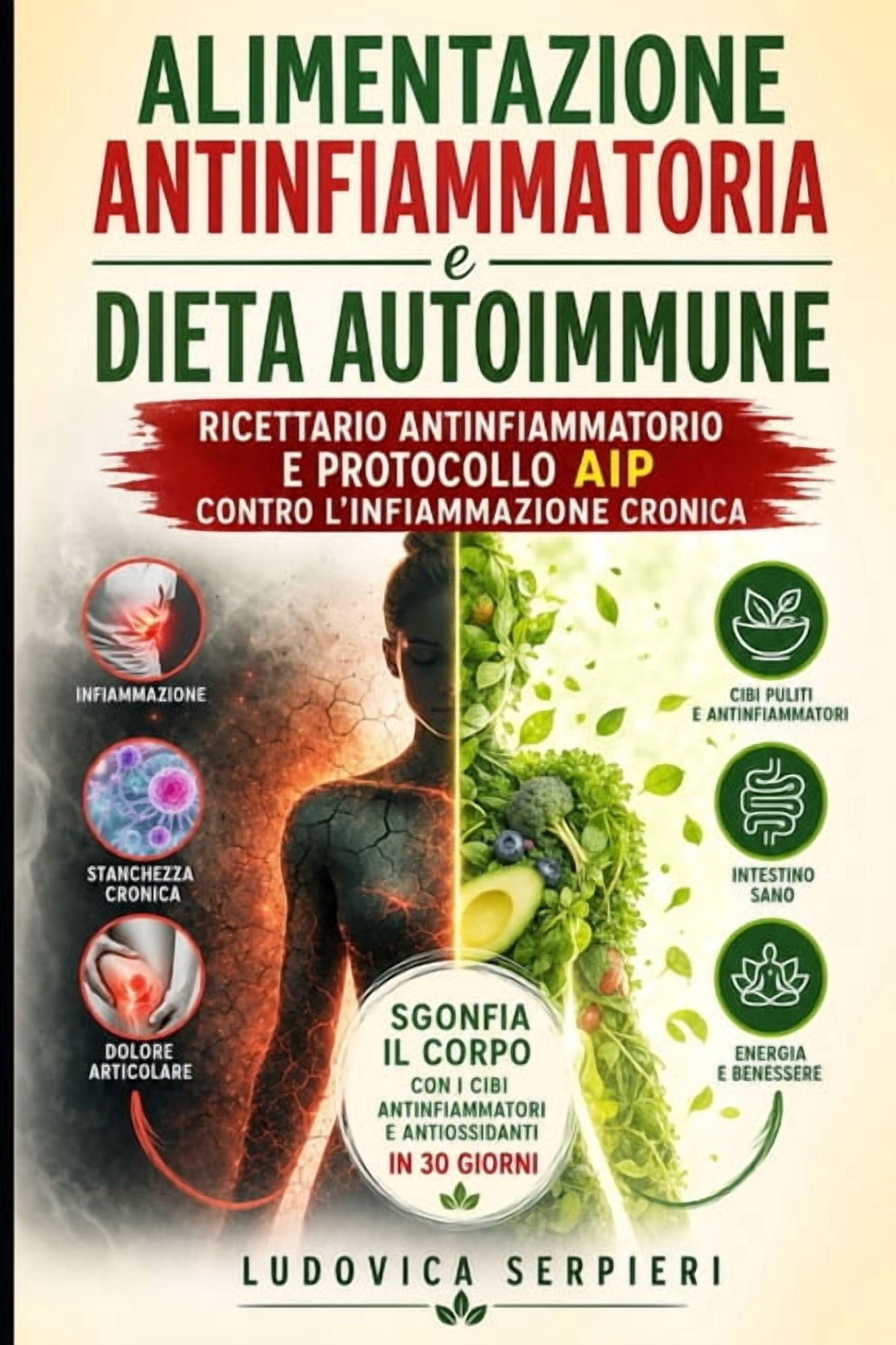 Alimentazione antinfiammatoria e dieta autoimmune: ricettario antinfiammatorio e protocollo AIP contro l'infiammazione c, (Paperback)