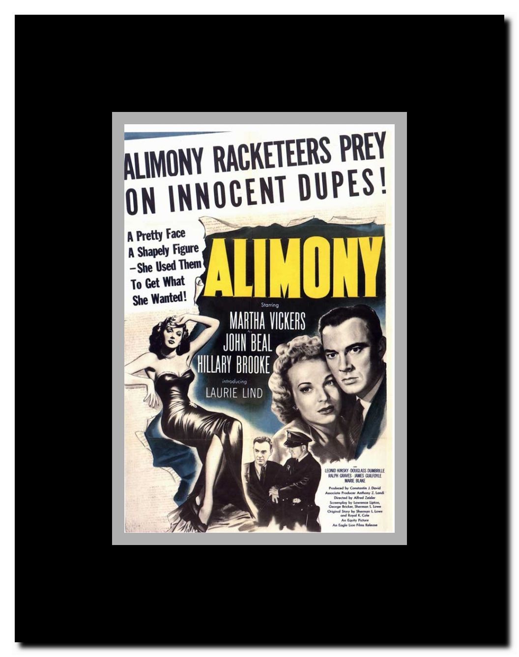 Alimony Framed Movie Poster