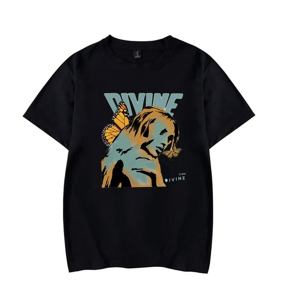 Alina Baraz T-shirts It Was Divine albums Merch Women Men Clothes Trend Casual Short Sleeve Top