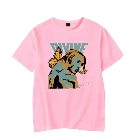 Alina Baraz T-shirts It Was Divine albums Merch Women Men Clothes Trend Casual Short Sleeve Top
