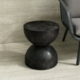 thumbnail image 1 of Alina End Table for Indoors or Outdoors - Black Pine Finish, 1 of 5