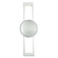 thumbnail image 1 of Aline 1 Light LED Polished Nickel Contemporary Flush Wall Sconce, 1 of 6