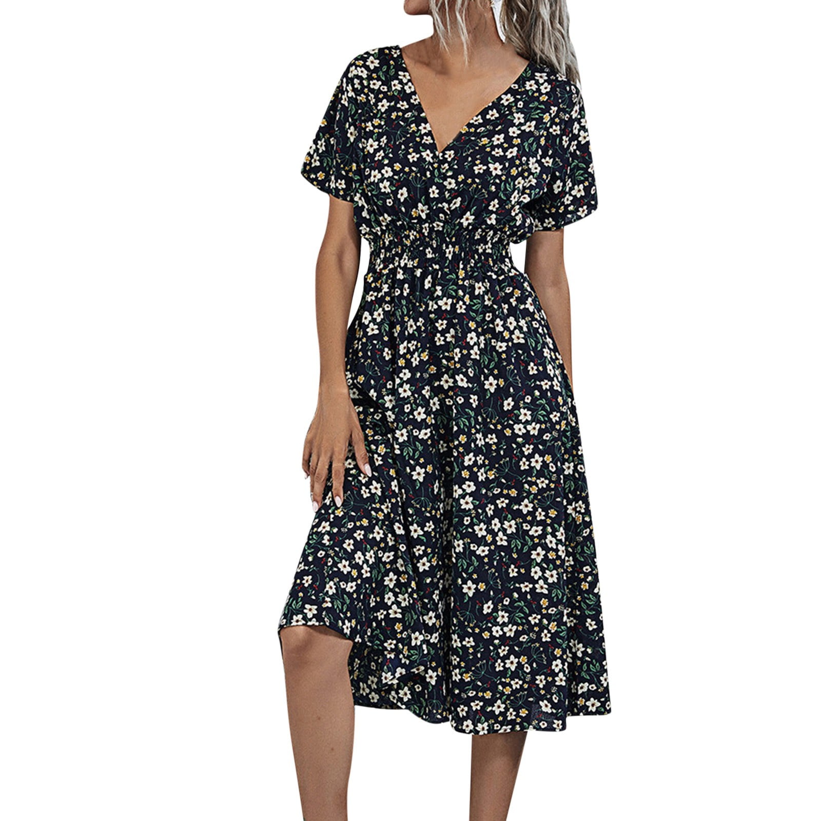 Aline Summer Dresses for Women Dresses Women Women Business Casual Dress Women Floral Print