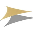 thumbnail image 1 of Alion Home 9' x 9' x 12.7' Right Triangle PU Waterproof Woven Sun Shade Sail (1, Sand), 1 of 15