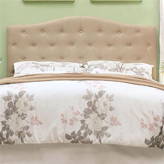 Alipaz Contemporary Full Queen Headboard, Ivory