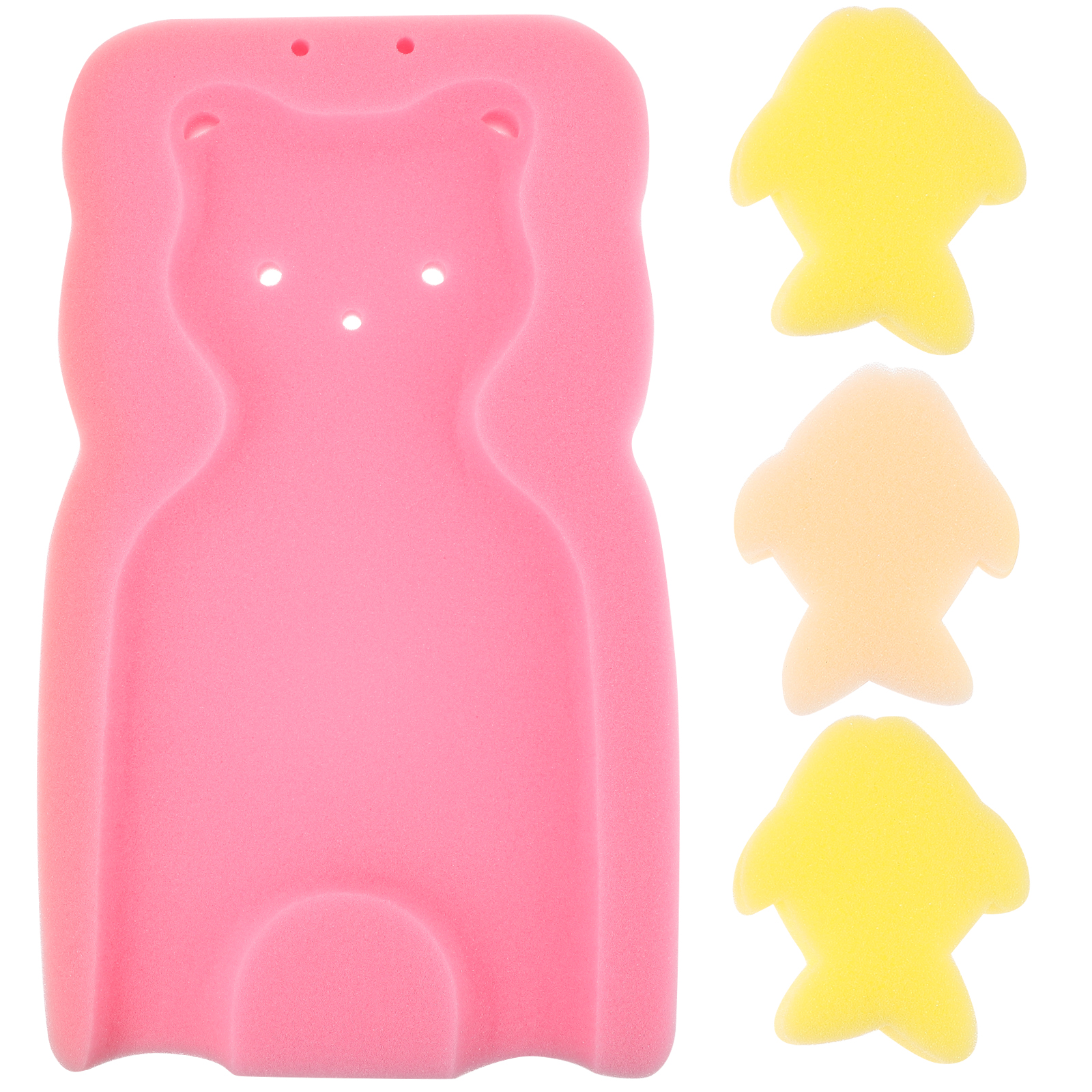 Alipis 1Pc Baby Bath Mat Newborn Bathtub Cushion Baby Bath Sponge Pad