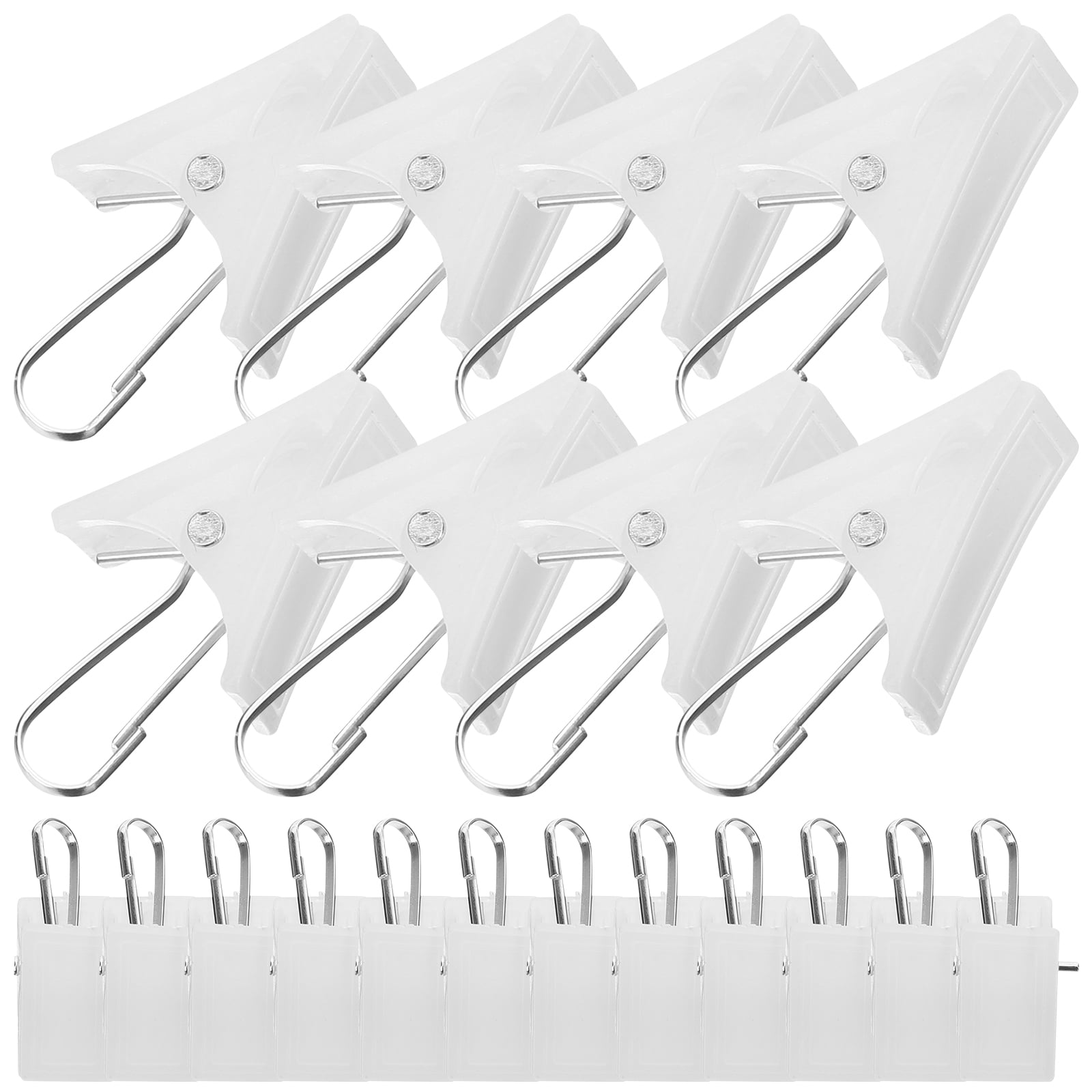 Alipis 20pcs Curtain Clip With Hook Hanging Clip Spring Curtain Clamp