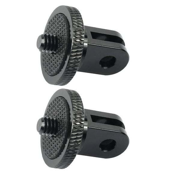 Alipis 2PCS Tripod Mount Adapter with 1/4 inch 20 Threaded Screw Action Camera Adapter
