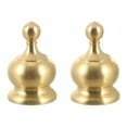 Alipis 2pcs Replacement Lamp Finial Lighting Knob Decor Crown Shape