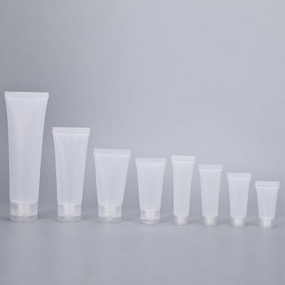 Alipis 50pcs Cream Tubes Empty Travel Tubes Empty Squeeze Tubes Lotion Bottle Refillable Travel Squeeze Tubes For Lotion Toothpaste Container
