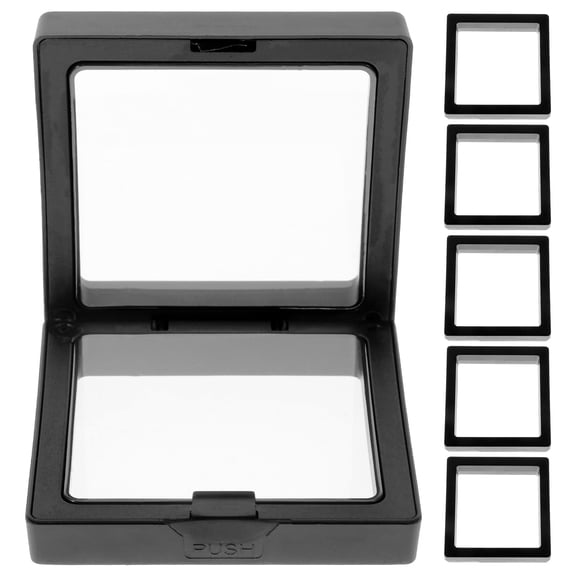 Alipis 6 Sets Transparent PE Film Display Box Ring Bracelet Wrapping Box