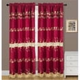thumbnail image 1 of Alisa Macrame 54 x 84 in. Rod Pocket Curtain Panel with Attached 18 in. Valance, Beige, 1 of 2