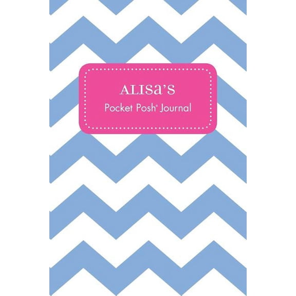 Alisa's Pocket Posh Journal, Chevron, (Paperback)