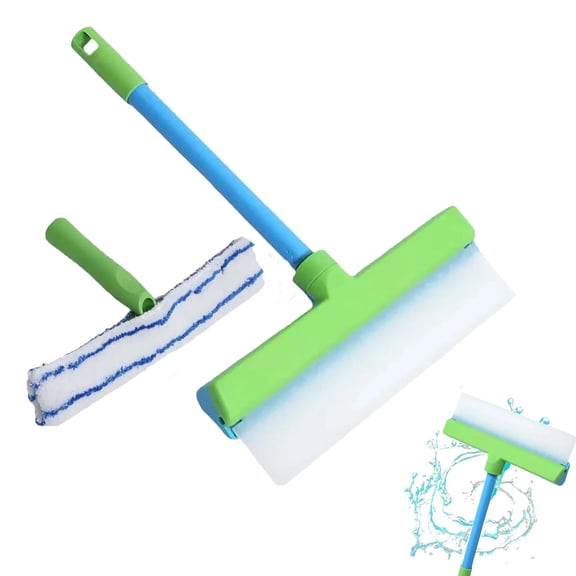 Alisanda Recyclable Silicone Window Squeegee Kit, 3 in 1 Window Cleaning Squeegee Kit, Silicone Squeegee for Shower Glass,Car, Home & Kitchen
