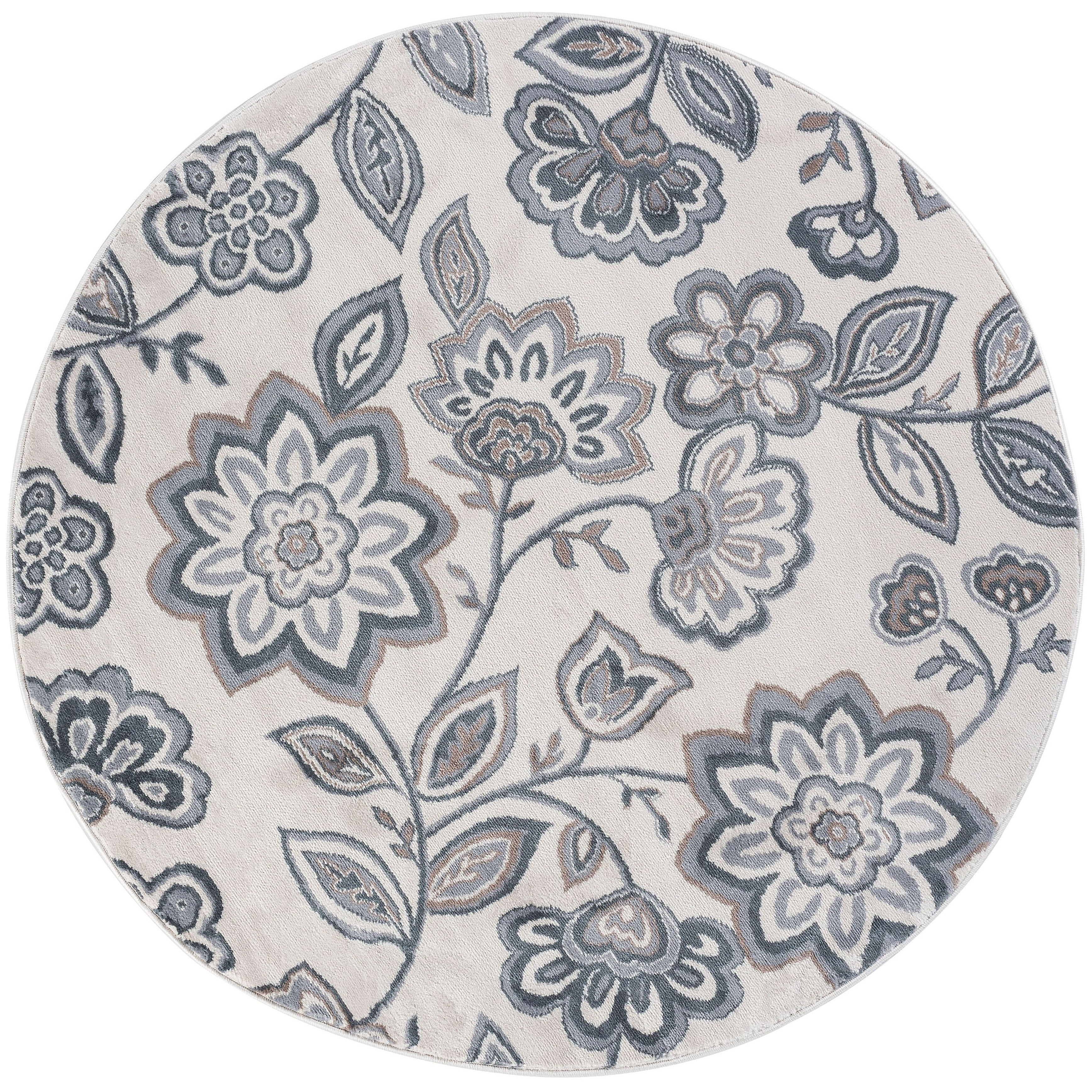 Alise Rugs Carrington Transitional Floral & Botanical Indoor Area Rug ...