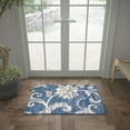thumbnail image 1 of Alise Rugs Carrington Transitional Floral & Botanical Indoor Area Rug Navy 2' x 3' Scroll,Paisley,Floral & Botanical 2' x 3' Indoor, 1 of 5