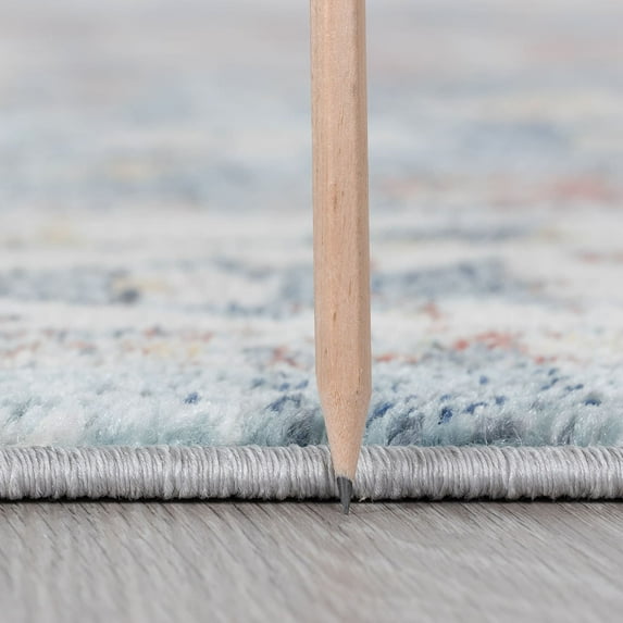 Alise Rugs Rayna Farmhouse Medallion Indoor Area Rug Gray 2'7'' x 9'10'' 10' Runner Living Room,Bathroom,Entryway Cream Runner